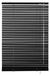 Aluminium panneau de protection visuelle, 120x175 cm, Noir, pour montage mural ou au plafond