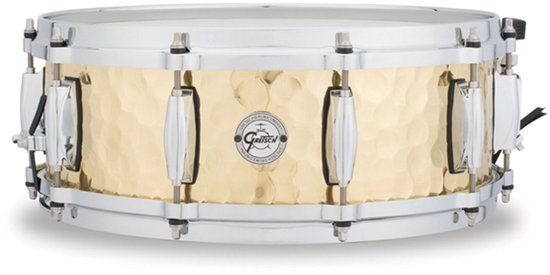 Gretsch zilver Series Brass Snare, 14"x5", S1-0514-BRH - Snare drum