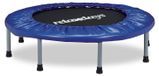 Trampoline de fitness - Ø 95 cm - Pliable - Bleu - Intérieur