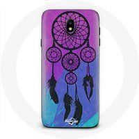 Maniacase Samsung Galaxy J5 2017 Hoesje Dream Catcher Zwart/Blauw