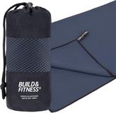 Microvezel handdoek Donkerblauw - Fitness & Training