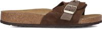 Birkenstock Oita Braided Slippers Dames Suède Bruin Maat 36