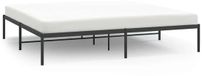 vidaXL Bedframe metaal zwart 193x203 cm
