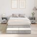 Maison Exclusive - Cadre de lit avec rangement Gris béton 120 cm Bois d'ingénierie
