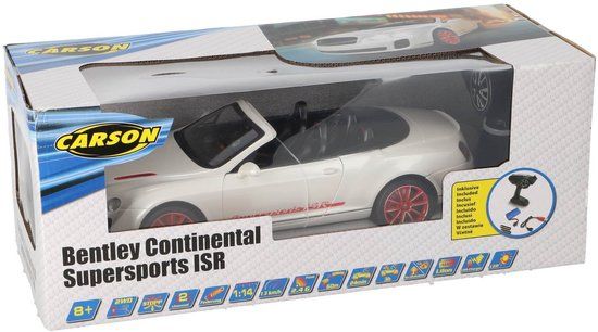 Merkloos R/C 1:14 Bentley Continental Radiobestuurde Auto