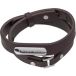 Philipp Blanc Niklas Bracelet en cuir véritable et acier inoxydable
