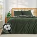 Ensemble de literie vert, 240x220 cm, 100% coton