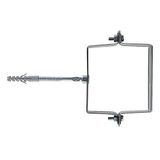 Fischer 1 stuk SCP buisklemmen voor dakgoten en regenvallen, vierkant, diameter 80 mm, compleet met schroef en pluggen S 10, 501306