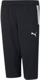 Puma Teamliga 3/4 Trainingsbroek Kinderen - Zwart | Maat: 140