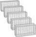Songmics Distanciers de jardin 100 x 50 x 30 cm – set de 5 – Argent