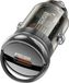 HOCO chargeur de voiture, Type C, PD30W, Z53 SIGHT, transparent, noir