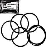 KLUDI pakkingring, rubber, 1.50 cm x 16 cm