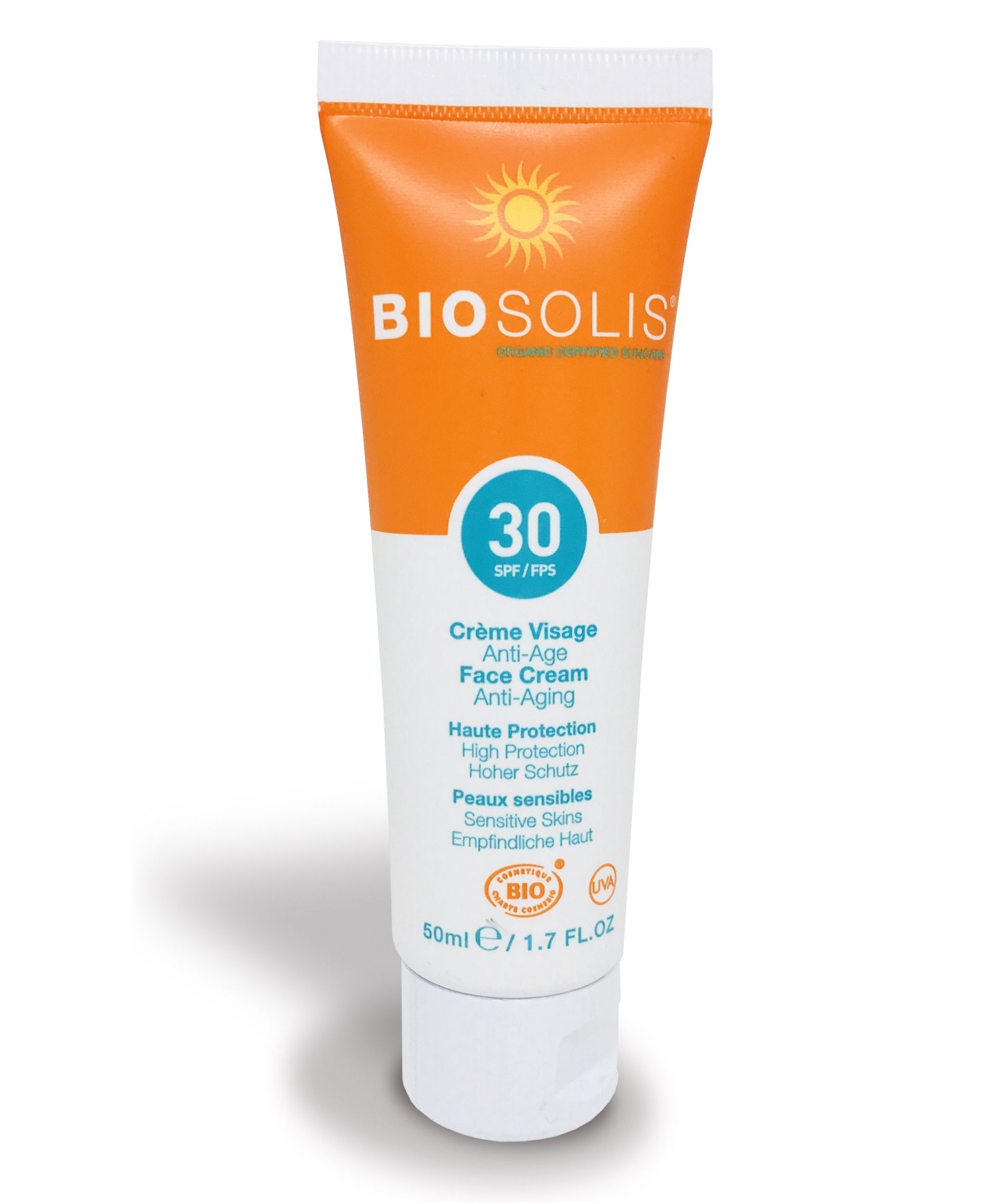 Biosolis Anti-Age Zonnebrand Creme SPF30 - Gezicht - 50ml