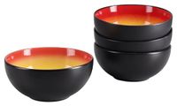 CreaTable 24929 Serie Hot Red 4-delige serviesset