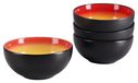CreaTable 24929 Serie Hot Red 4-delige serviesset