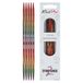 KnitPro Symfonie 2 Dubbele Puntige Naalden 8" (20cm) | 4mm