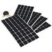 Adsamm® 250 x zelfklevende viltglijders Zwart 20x20 mm Vierkant 3,5 mm dik Meubel- en vloerbescherming