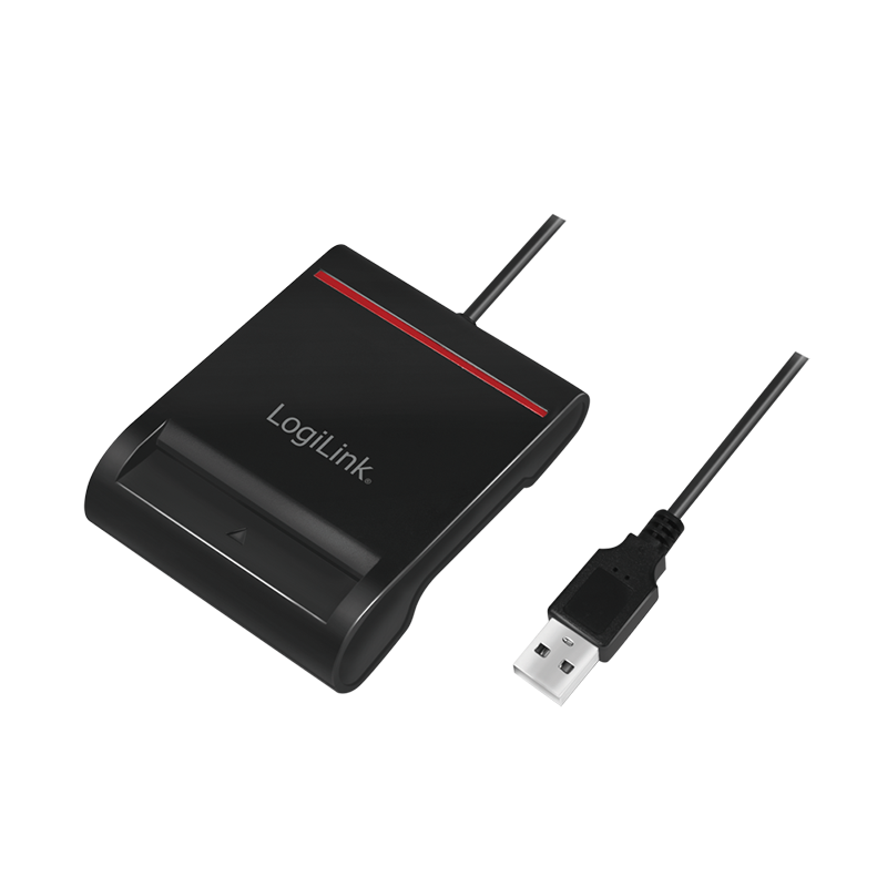 LogiLink CR0047 Smart Card Reader USB 2.0 Zwart