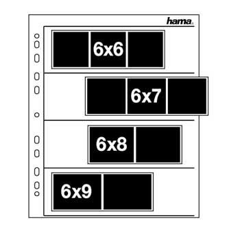 Hama Negative sleeves, 60 - 70 mm, Glassine matt