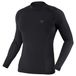 SHIMA BASECOOLER 2.0 Thermoshirt voor heren met Coolmax-vezels, functioneel ondergoed, koeling, ademend met mesh-panelen (zwart, XS/S)