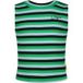 Vingino Girls Basic-crop Rib Top Top Multicolor Green Taille: 4