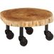 Table basse en bois massif d'acacia 60x55x25 cm