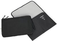 LÄSSIG Babyluiertas met aankleedkussen - Zwart