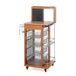Foppapedretti IlCuciniere keukentrolley, massief hout, beuken, walnoot, H117 P46 L60 cm