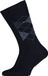Tommy Hilfiger Check Socks (2-pack) - Men's Socks - Cotton - Checked and Plain - Dark Blue - Shoe Size 47-49