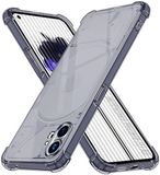 Techsuit Hoesje geschikt voor Nothing Phone (1) - Shockproof Silicone Back Cover - Zwart