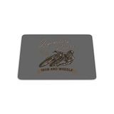 Bonamaison Rechthoekige muismat met digitale print, antislip onderkant, voor kantoor en thuis, 22 x 18 cm