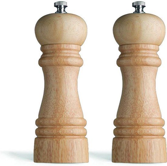 Amefa Classic Peper- en zoutmolenset - 15 cm - Hout