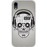 1001 coques Apple iPhone XR Skull music bedrukt siliconen hoesje
