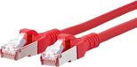 Metz Connect 1308455066-E RJ45 Netwerkkabel, patchkabel CAT 6A S/FTP 5.00 m Rood Snagless 1 stuk(s)
