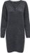 ONLY Gebreide jurk ONLTAMMY Korte jurk Dark Grey Melange