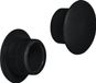 Häfele Bouchons noir plastique, Ø 12 mm, 500 pièces