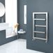 Hudson Reed Moderne Design Handdoekradiator 88cm x 50cm RVS met Satijnen Afwerking | Eclipse