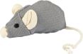 Flamingo Natural Fun Muis - Kattenspeelgoed - 17 cm Grijs Beige