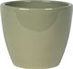 Ter Steege Bloempot - groen - Scandinavische look - glanzend - keramiek - 16 x 13 cm