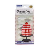 PME GMC162 Geometrische Multicutter voor Cake Design-Diamond XL, Medium Size, Weiß