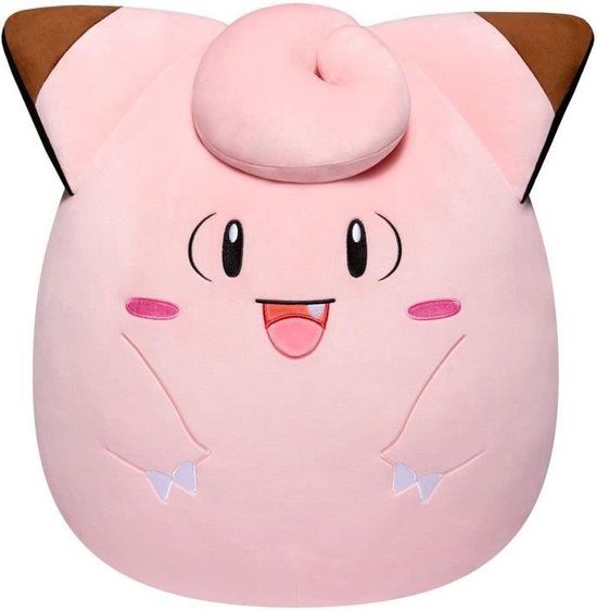 BANDAI Pokémon Squishmallows Clefairy - 50 cm - Plush Toy