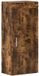vidaXL - Badkamer - wandkast - TULUM - Gerookt - eiken - 37 x 24,5 x 86 cm
