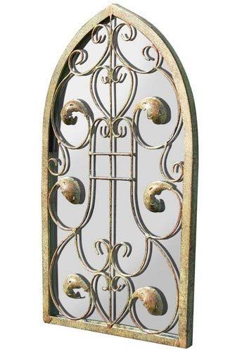 Rustieke Boog Spiegel - 40x24cm - Metalen Frame - Tuin & Interieur