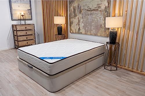 Imperial Comfort Stockholm Matras - 190 x 160 x 21 cm - Wit/Grijs