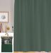 Urban Living Douchegordijn met ringen - donkergroen - pvc - 180 x 200 cm