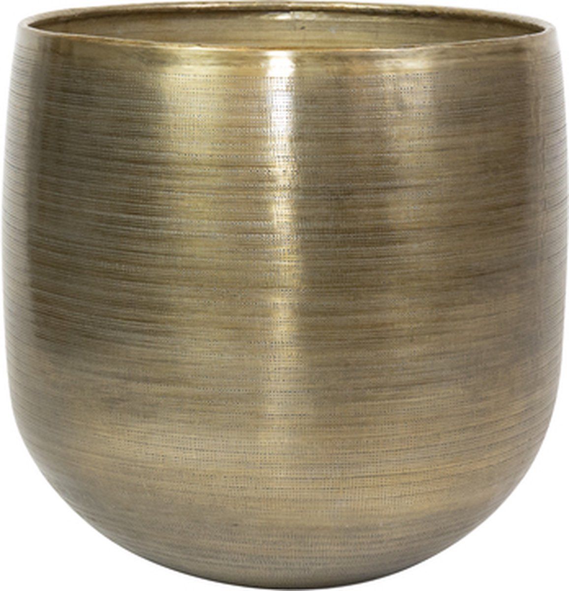 Steege TER Bloempot Aluminium Goud D 38 cm H 35 cm