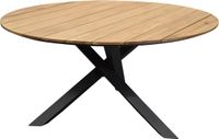 AVH-Collectie San Jose dining tuintafel 150xH74 cm rond teak blad