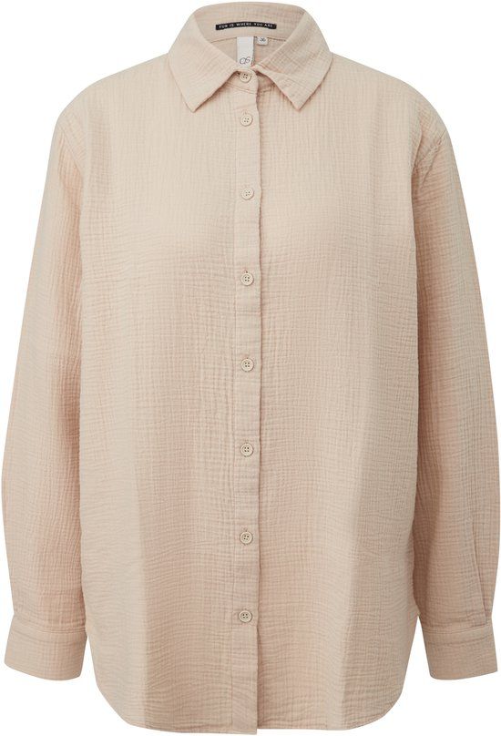 QS s.Oliver QS Bluse beige