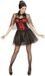 WIDMANN - Robe de vampire rouge sexy pour femmes - L