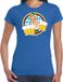 Bellatio Decorations Oktoberfest verkleed t-shirt voor dames - Blauw - Maat M